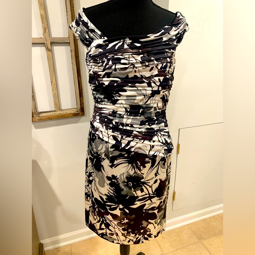Tadash Black and White Dress